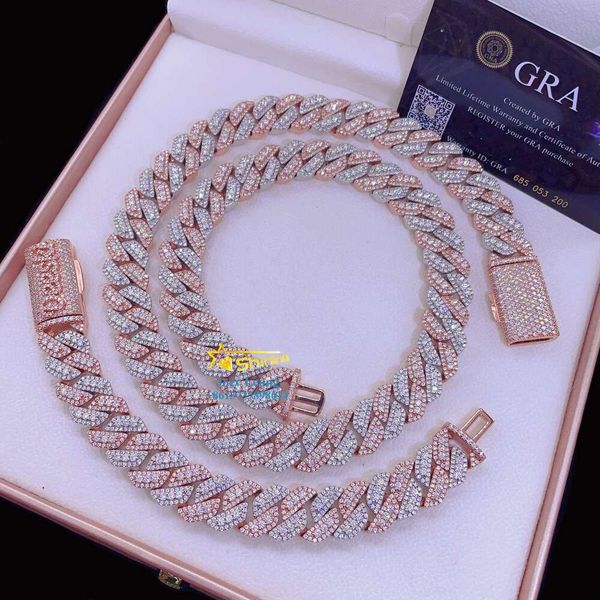 12mm 15mm 18mm fine jewelry hip hop gold plated 925 sier vvs moissanite diamond iced out cuban link chain necklace, Silver
12mm 15mm 18mm fine jewelry hip hop gold plated 925 sier vvs moissanite diamond iced out cuban link chain necklace, Silver