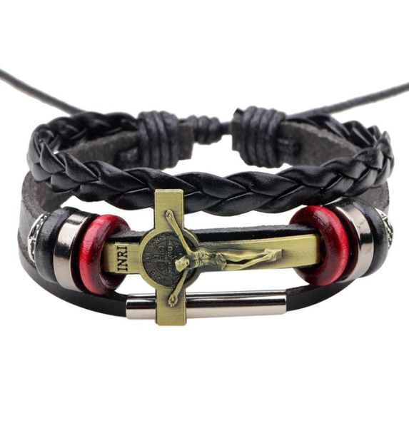 jesus leather bracelet woven bracelet beaded leather bracelet yiwu jewelry7650054, Black
jesus leather bracelet woven bracelet beaded leather bracelet yiwu jewelry7650054, Black