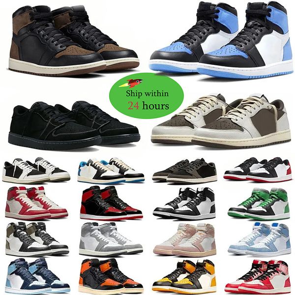 black toe 1 1s basketball shoes for mens womens lows white coment pink lost found black phantom reverse dark mocha low sneakers 36-47
black toe 1 1s basketball shoes for mens womens lows white coment pink lost found black phantom reverse dark mocha low sneakers 36-47