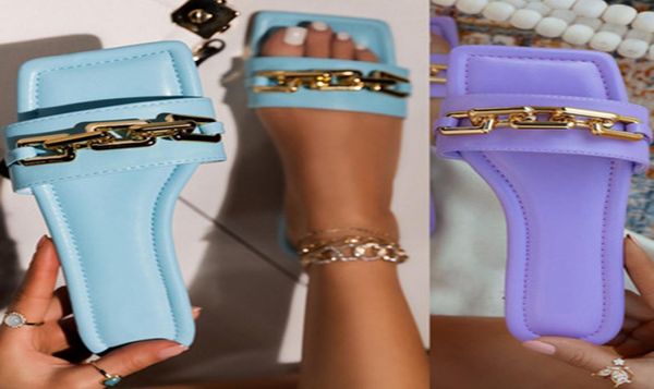 2021 womens sandals simple design cozy sliders footwear slip on flat sandalias nia gold chain square slides sandal8788624, Black
2021 womens sandals simple design cozy sliders footwear slip on flat sandalias nia gold chain square slides sandal8788624, Black
