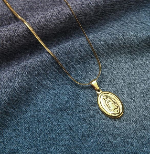 fashion charm 18k gold mens women virgin mary pendant necklaces hip hop jewelry stainless steel chain designer necklace for men1998568, Silver
fashion charm 18k gold mens women virgin mary pendant necklaces hip hop jewelry stainless steel chain designer necklace for men1998568, Silver