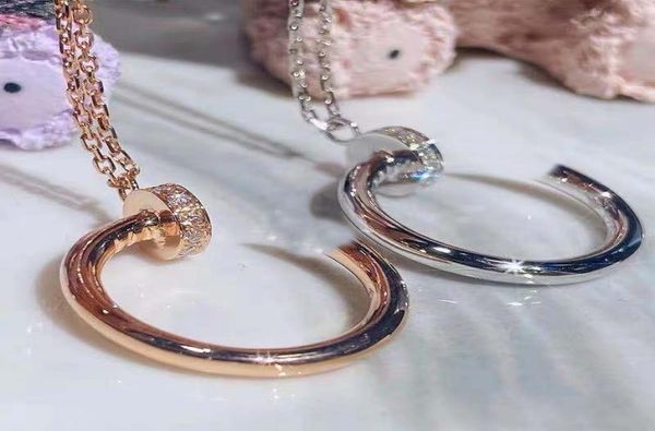 fashion nail necklace creative classic sliding diamond pendant with exquisite packaging6825994, Silver
fashion nail necklace creative classic sliding diamond pendant with exquisite packaging6825994, Silver