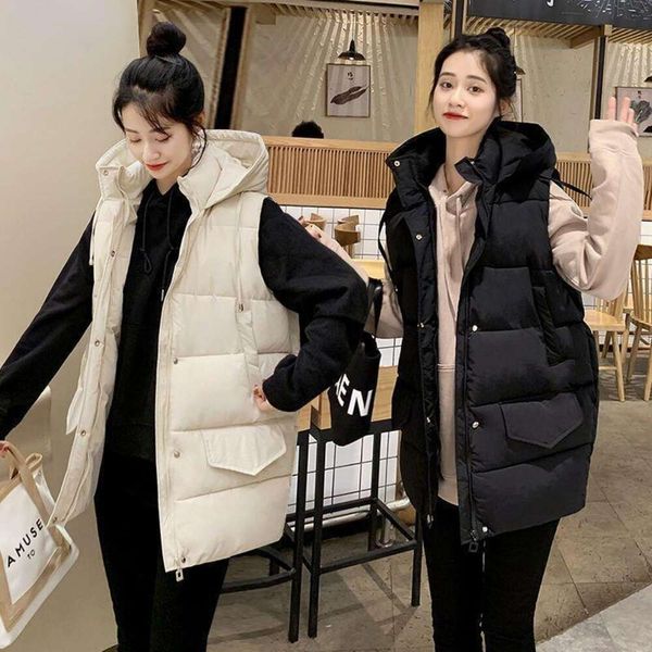 student cotton clothes vest female winter wear spring and autumn fashion korean loose womens western, Black;white
student cotton clothes vest female winter wear spring and autumn fashion korean loose womens western, Black;white