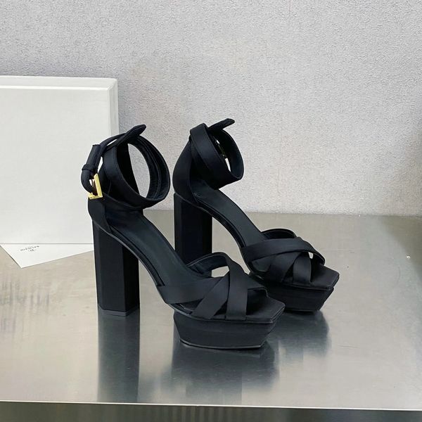 ava satin platform sandals block heels square toe women's luxury designers leather sole evening party bridesmaid shoes factory footwear, Black
ava satin platform sandals block heels square toe women's luxury designers leather sole evening party bridesmaid shoes factory footwear, Black