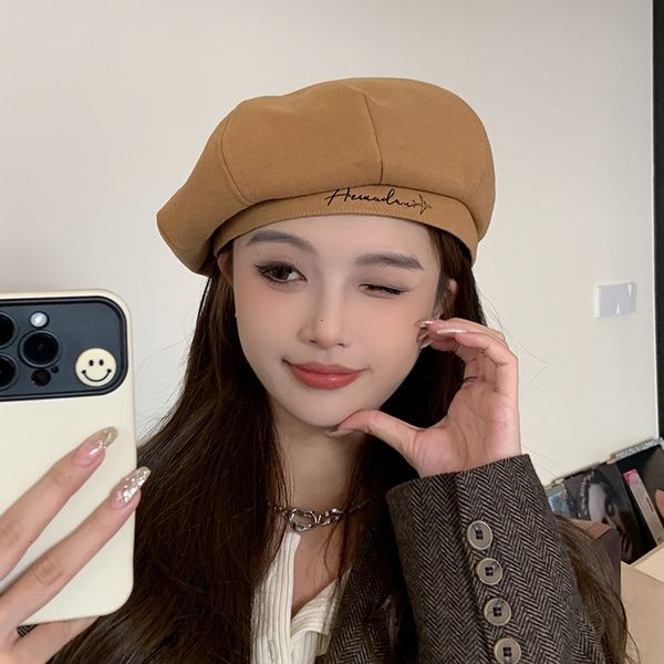 berets 2023 women kpop style y2k warm winter artist letter embroidery beanie hat retro beret solid color autumn brimless cap 230905, Blue;gray
berets 2023 women kpop style y2k warm winter artist letter embroidery beanie hat retro beret solid color autumn brimless cap 230905, Blue;gray
