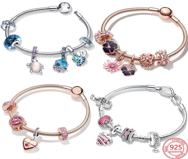 new popular 925 sterling silver bracelet romantic pink air balloon heart travel passport p charm bracelet girls jewelry fashion accessories, Golden;silver
new popular 925 sterling silver bracelet romantic pink air balloon heart travel passport p charm bracelet girls jewelry fashion accessories, Golden;silver