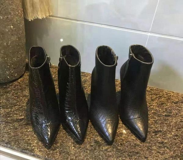 european and american popular new fashion snakeskin odile grain heel 10 cm high women wedding ankle boots 3445359636, Black
european and american popular new fashion snakeskin odile grain heel 10 cm high women wedding ankle boots 3445359636, Black
