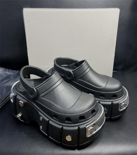 women men slippers fashion triple s flip flops hard beach pool slides sandals sports punk style rubber rivet slide casual shoes water walker, Black
women men slippers fashion triple s flip flops hard beach pool slides sandals sports punk style rubber rivet slide casual shoes water walker, Black