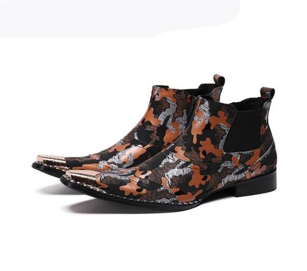 luxury print men shoes genuine leather dress boots fashion elegant metal pointed toe cowboy boots big size gentleman short boots6719660, Black
luxury print men shoes genuine leather dress boots fashion elegant metal pointed toe cowboy boots big size gentleman short boots6719660, Black