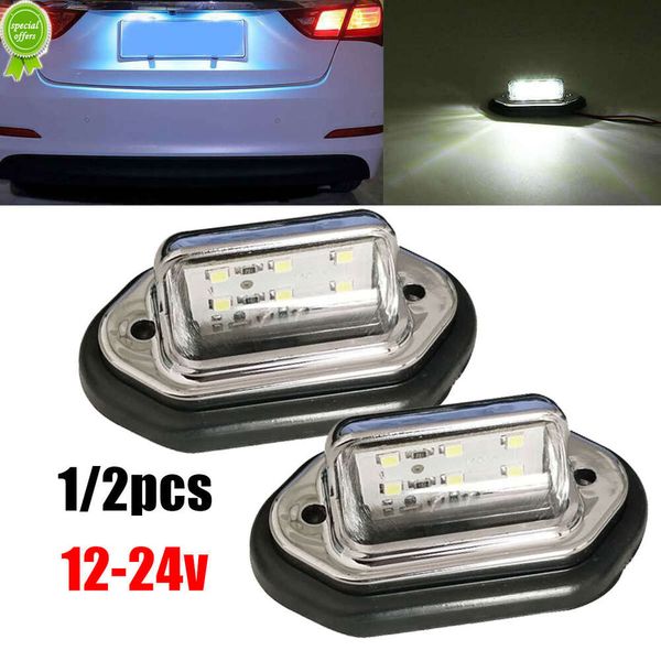 new 1/2pcs 6 led car license plate light for suv truck lamp license waterproof auto light 12-24v white lighting universal
new 1/2pcs 6 led car license plate light for suv truck lamp license waterproof auto light 12-24v white lighting universal