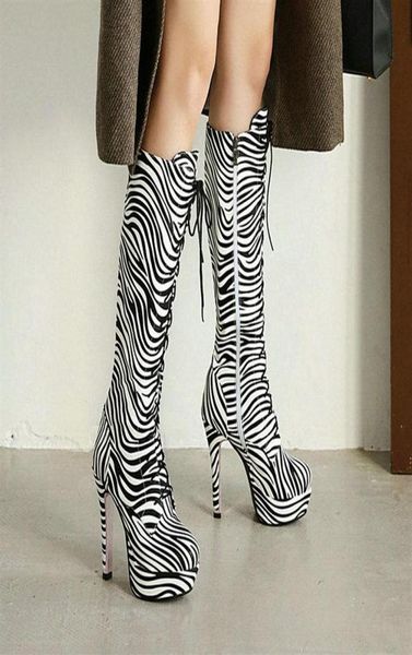 boots 2021 pu leather women knee high platform thin heel ladies long zebra pattern snake print winter shoe193j7729666, Black
boots 2021 pu leather women knee high platform thin heel ladies long zebra pattern snake print winter shoe193j7729666, Black