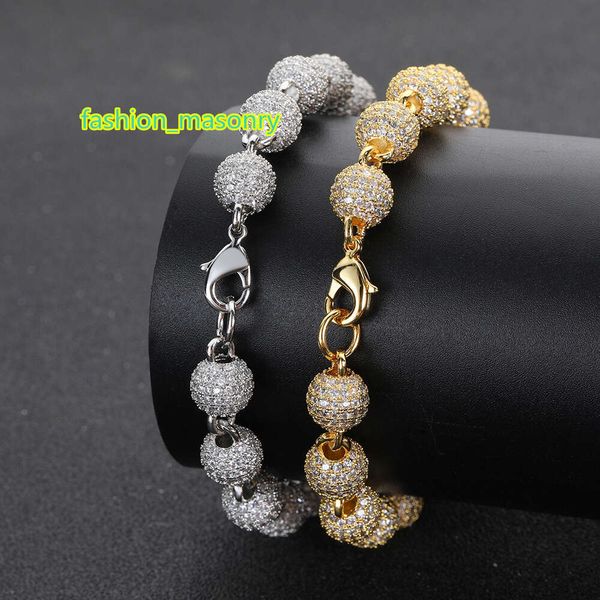 10mm solid ball cuban necklace bracelet brass zircon plating 18k gold men's hip hop necklace, Silver
10mm solid ball cuban necklace bracelet brass zircon plating 18k gold men's hip hop necklace, Silver