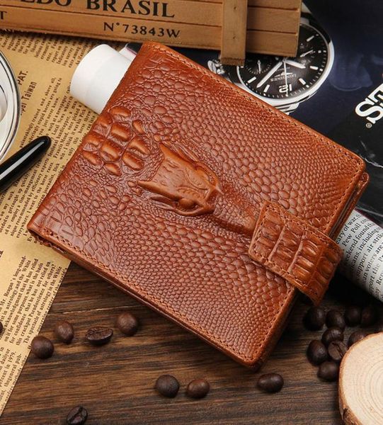 fashion cowhide genuine leather alligator grain hasp men wallets carteira 3 folds black brown coin pocket purse wallet fr1988835, Red;black
fashion cowhide genuine leather alligator grain hasp men wallets carteira 3 folds black brown coin pocket purse wallet fr1988835, Red;black