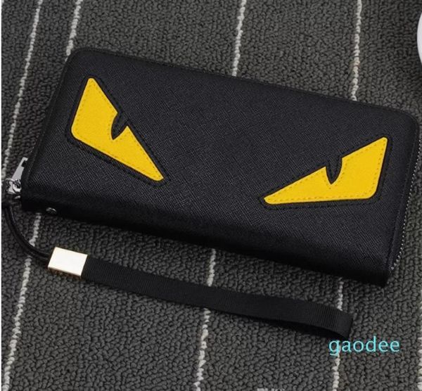 

designer handbags purses wallets brand men039s women handbag wallet zipper long phone clutch bag fashion eyes purse clutch wall7349488, Red;black