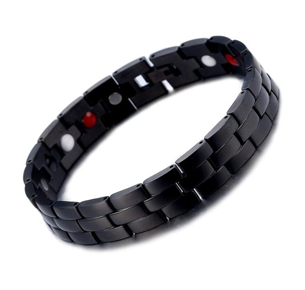 men sleek magnetic therapy power bracelet pain relief for arthritis black stainless steel healthy medical alert id bracelets for m4052183
men sleek magnetic therapy power bracelet pain relief for arthritis black stainless steel healthy medical alert id bracelets for m4052183