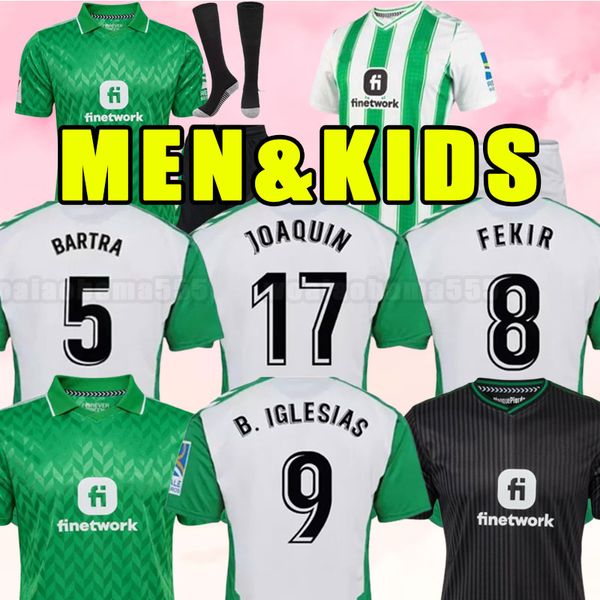 23 24 real betis home away soccer jerseys juanmi b.iglesias 2023 2024 joaquin canales fekir alex moreno willian j. mens new season men kids, Black;yellow
23 24 real betis home away soccer jerseys juanmi b.iglesias 2023 2024 joaquin canales fekir alex moreno willian j. mens new season men kids, Black;yellow