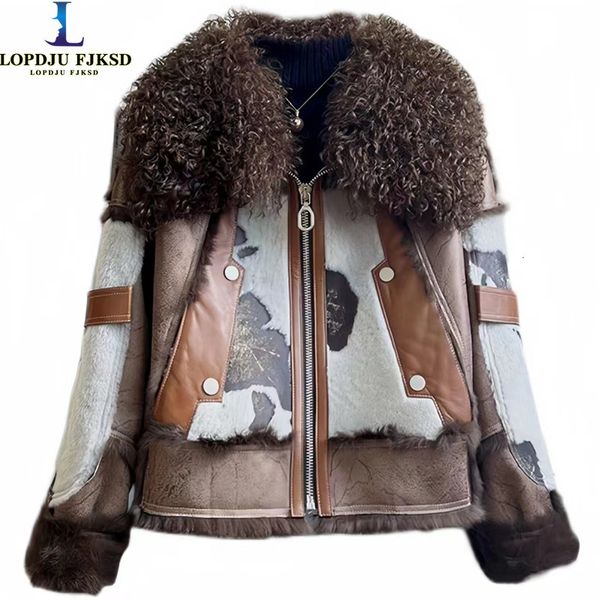 womens fur faux winter real rabbit coats lamb collar jacket long female loose thicken warm clothes 230904, Black
womens fur faux winter real rabbit coats lamb collar jacket long female loose thicken warm clothes 230904, Black
