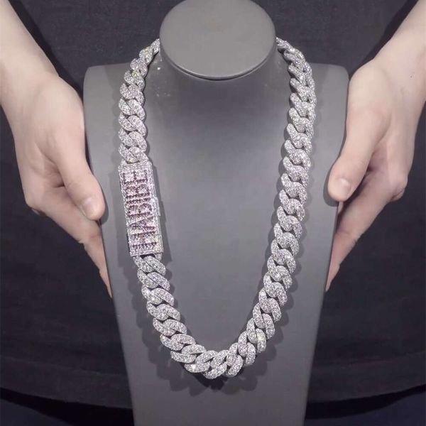 hip hop jewelry 925 sterling sier custom clasp iced out miami moissanite chain link cuban, Silver
hip hop jewelry 925 sterling sier custom clasp iced out miami moissanite chain link cuban, Silver