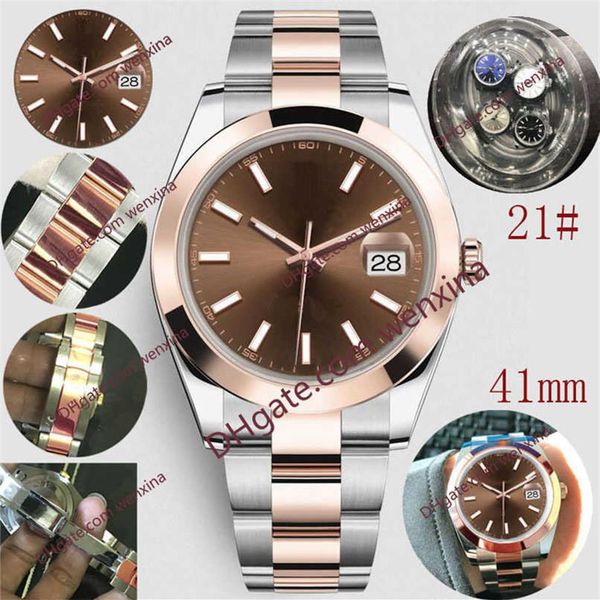 mens watch 41mm blue digital dial silver smooth edge waterproof montre de luxe automatic 2813 stainless steel watches294e, Slivery;brown
mens watch 41mm blue digital dial silver smooth edge waterproof montre de luxe automatic 2813 stainless steel watches294e, Slivery;brown