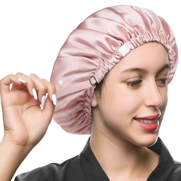 beanieskull caps style 100 mulberry silk night sleep cap adjustable bonnet double layer elastic sleeping for women 230905, Blue;gray
beanieskull caps style 100 mulberry silk night sleep cap adjustable bonnet double layer elastic sleeping for women 230905, Blue;gray