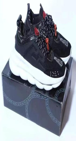 designer sneakers chain reaction casual shoes platform sneaker calfskin leather suede trainers men women walking runner shoes 092145014, Black
designer sneakers chain reaction casual shoes platform sneaker calfskin leather suede trainers men women walking runner shoes 092145014, Black