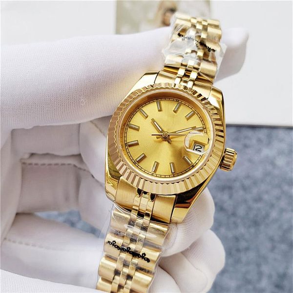 women watch automatic mechanical watches 28mm ladies wristwatches stainless steel case montre de luxe2934, Slivery;brown
women watch automatic mechanical watches 28mm ladies wristwatches stainless steel case montre de luxe2934, Slivery;brown
