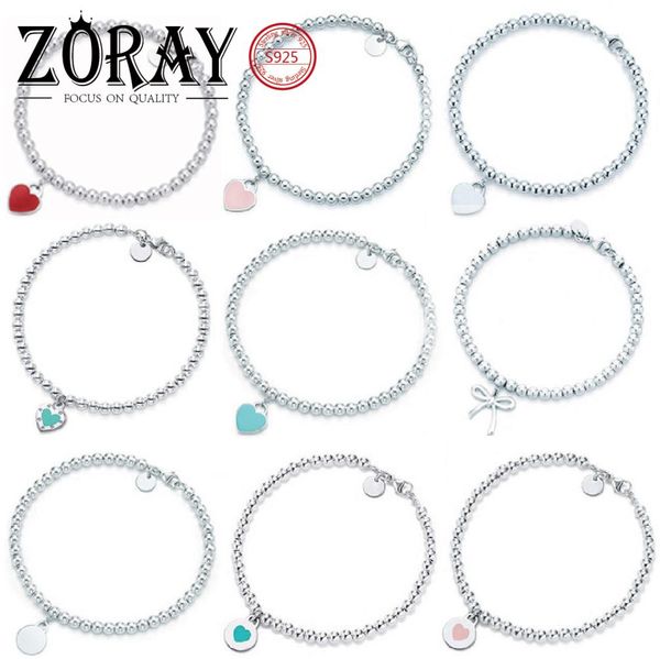 925 sterling silver round beads love heart ladies high-end bracelet, blue heart bracelet with original logo wholesale9571043, Golden;silver
925 sterling silver round beads love heart ladies high-end bracelet, blue heart bracelet with original logo wholesale9571043, Golden;silver