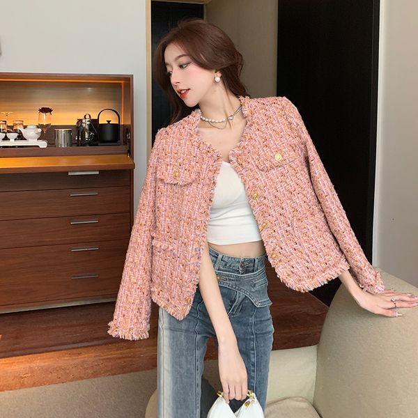 womens wool blends autumn winter single breasted chic tassels tweed woolen jacket elegant coat retro outwear 230905, Black
womens wool blends autumn winter single breasted chic tassels tweed woolen jacket elegant coat retro outwear 230905, Black