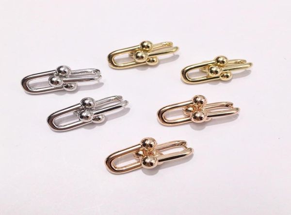 s fashion titanium steel jewelry burst chain ring earrings 2 section u chain ear nail4577372, Silver
s fashion titanium steel jewelry burst chain ring earrings 2 section u chain ear nail4577372, Silver