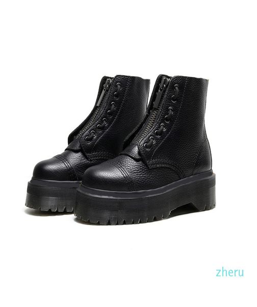 designer women platform bottes 8 holes front zipper soft leather designer short ankle booties black5152422, Black
designer women platform bottes 8 holes front zipper soft leather designer short ankle booties black5152422, Black