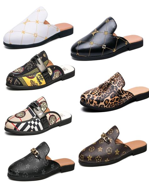 men luxury brand designer slippers horsebit metal buckle sandals genuine leather mules black white flip flops mens casual lazy sho8098121
men luxury brand designer slippers horsebit metal buckle sandals genuine leather mules black white flip flops mens casual lazy sho8098121