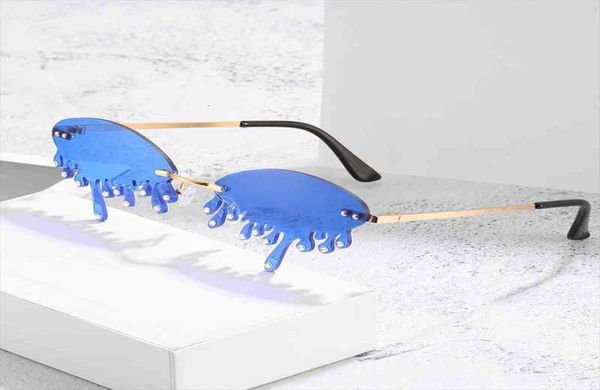 fashion water drop sunglasses women rimless mosaic diamond wave punk sun glasses trend streetwear gafas shades uv6449802, White;black
fashion water drop sunglasses women rimless mosaic diamond wave punk sun glasses trend streetwear gafas shades uv6449802, White;black