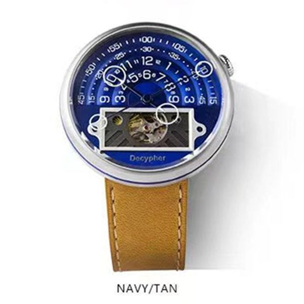 decypher mens automatic watches 46mm dial eight color mechanical movement sapphire 316l fine steel man wristwatch hollow out, Slivery;brown
decypher mens automatic watches 46mm dial eight color mechanical movement sapphire 316l fine steel man wristwatch hollow out, Slivery;brown