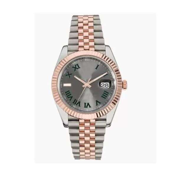 19 style automatic men watch watches 41mm steel 18k rose gold wimbledon roman dial mens watch 126331224q, Slivery;brown
19 style automatic men watch watches 41mm steel 18k rose gold wimbledon roman dial mens watch 126331224q, Slivery;brown