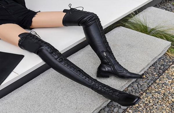 genuine leather square heels over the knee boots women dress wedding shoes woman round toe autumn boots large size 43 2010135905835, Black
genuine leather square heels over the knee boots women dress wedding shoes woman round toe autumn boots large size 43 2010135905835, Black