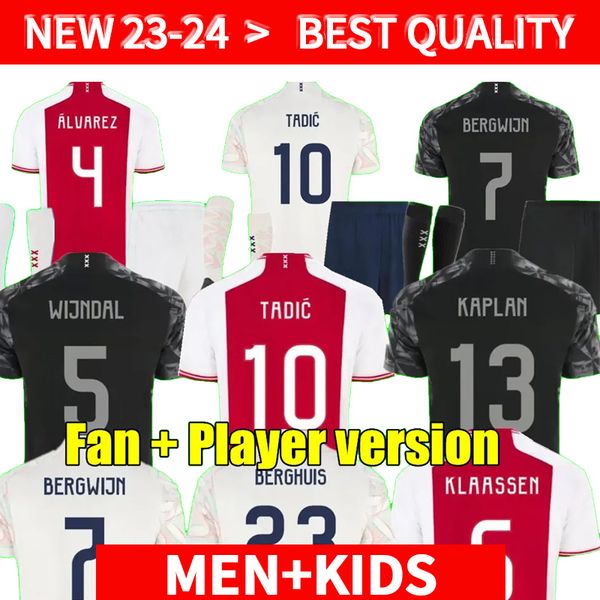 tadic 23 24 soccer jerseys brobbey berghuis black marley kit klaassen bergwijn cruyff 2023 2024 home away football shirt men kids kit unifor, Black;yellow
tadic 23 24 soccer jerseys brobbey berghuis black marley kit klaassen bergwijn cruyff 2023 2024 home away football shirt men kids kit unifor, Black;yellow