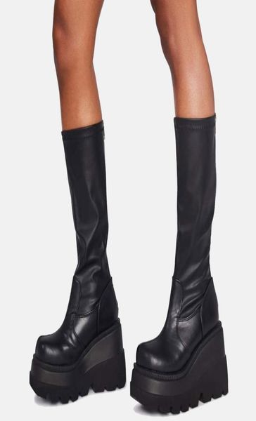 brand new big size 43 shoelaces wedge high heels platform tide trendy cool autumn winter midcalf boots shoes women footwear 201024604251, Black
brand new big size 43 shoelaces wedge high heels platform tide trendy cool autumn winter midcalf boots shoes women footwear 201024604251, Black
