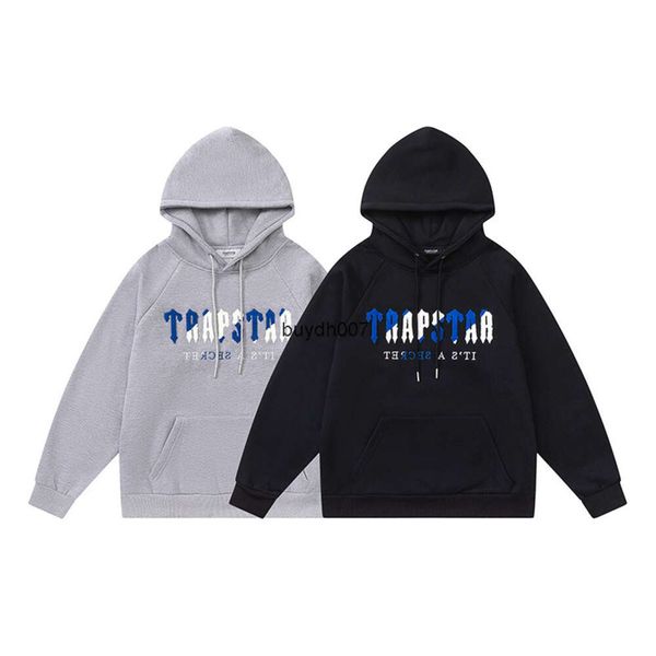 xg0w men and women hoodie sweatshirt autumn winter trapstar blue white towel embroidery plush sweater loose casual coat, Black
xg0w men and women hoodie sweatshirt autumn winter trapstar blue white towel embroidery plush sweater loose casual coat, Black