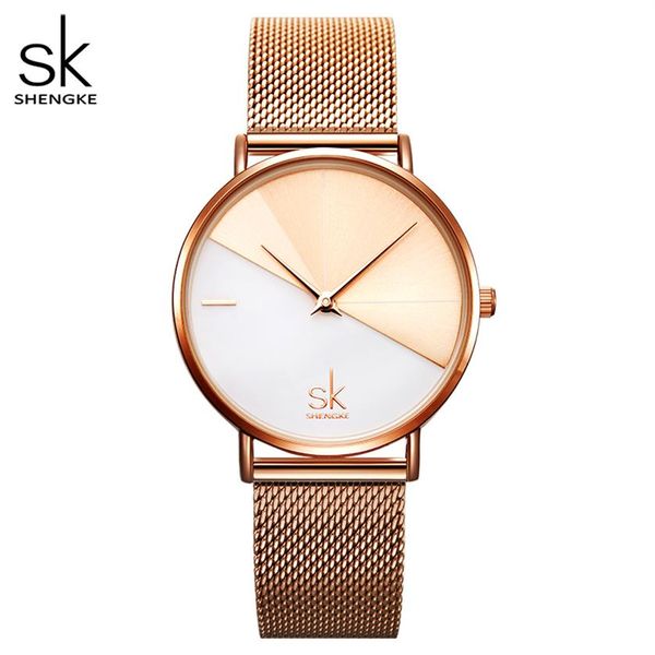 shengke fashion women dual color faux leather strap round dial analog quartz wrist watch simple quartz watch dating gift watch192e, Slivery;brown
shengke fashion women dual color faux leather strap round dial analog quartz wrist watch simple quartz watch dating gift watch192e, Slivery;brown