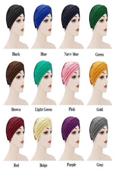 12 colors muslim women girl twist turban hijab pure color hat stretch caps headwear hair accessories4733468, Blue;gray
12 colors muslim women girl twist turban hijab pure color hat stretch caps headwear hair accessories4733468, Blue;gray