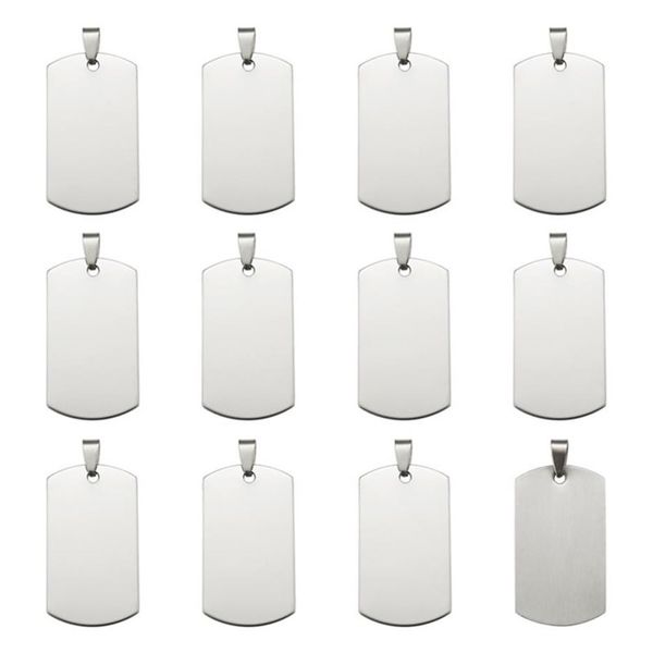 50pcs 201 stainless steel rectangle blank stamping tag pendants with snap on bail f80 supplies for diy jewelry necklace making 211260a, Bronze;silver
50pcs 201 stainless steel rectangle blank stamping tag pendants with snap on bail f80 supplies for diy jewelry necklace making 211260a, Bronze;silver