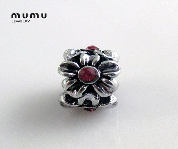 wholesale diy jewelry flower charm beads silver plated with red crystal plum loose beads fits european charm bracelets 419651, Black
wholesale diy jewelry flower charm beads silver plated with red crystal plum loose beads fits european charm bracelets 419651, Black