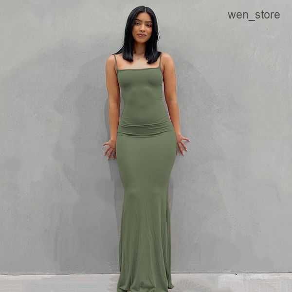 casual dresses 2023 summer spaghetti strap black skims long dress women sleeveless solid skinny bodycon trumpet maxi vestidos wb8n, White;black
casual dresses 2023 summer spaghetti strap black skims long dress women sleeveless solid skinny bodycon trumpet maxi vestidos wb8n, White;black