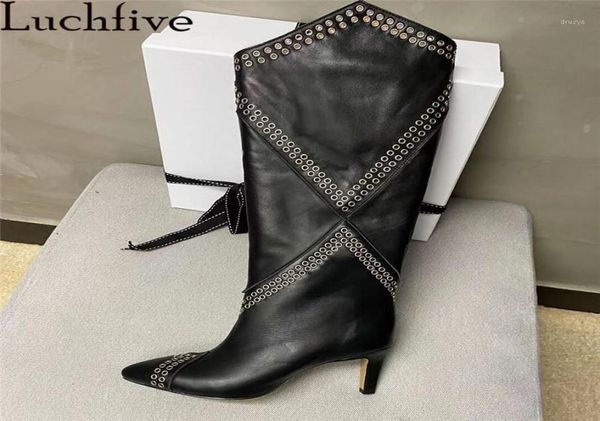 new woman knee high boots eyelet inlaid ventilate designer pointy toe high heel boots black real leather long woman19923507
new woman knee high boots eyelet inlaid ventilate designer pointy toe high heel boots black real leather long woman19923507