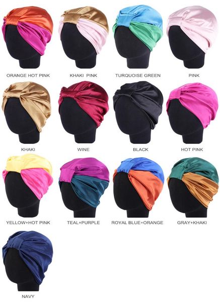new doublelayer elastic satin turban hat silk night hat hair care hat chemotherapy hat2666106, Blue;gray
new doublelayer elastic satin turban hat silk night hat hair care hat chemotherapy hat2666106, Blue;gray