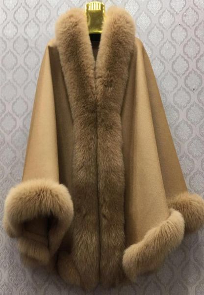 scarves women cape with real fur collar all around size autumn winter scarf female poncho warm luxury ladies s1042191645, Blue;gray
scarves women cape with real fur collar all around size autumn winter scarf female poncho warm luxury ladies s1042191645, Blue;gray