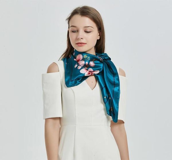 scarves fashion kerchief floral print silk satin scarf for women square shawl hijab scarfs neckerchief female 9090cm ladies3665667, Blue;gray
scarves fashion kerchief floral print silk satin scarf for women square shawl hijab scarfs neckerchief female 9090cm ladies3665667, Blue;gray