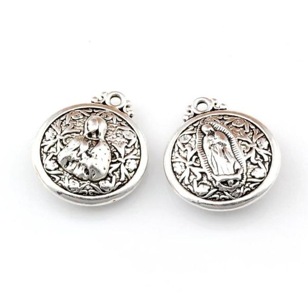 25pcslot antique silver virgin mary charm pendants for jewelry making bracelet necklace findings 21x24mm a4815073625, Bronze;silver
25pcslot antique silver virgin mary charm pendants for jewelry making bracelet necklace findings 21x24mm a4815073625, Bronze;silver