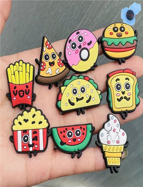 moq 2 sets watermelon fries ice cream pizza donut food pvc shoe charms shoecharm buckles fashion accessories plastic ornaments jibbitz for g, White;pink
moq 2 sets watermelon fries ice cream pizza donut food pvc shoe charms shoecharm buckles fashion accessories plastic ornaments jibbitz for g, White;pink
