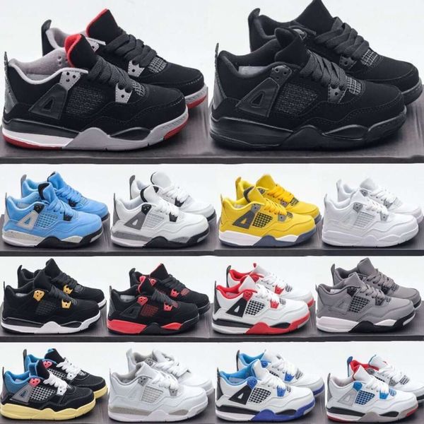 kids designer shoes 4 4s black cat sneakers boys basketball military trainers children youth toddlers girl shoe fire red thunder blue bred c
kids designer shoes 4 4s black cat sneakers boys basketball military trainers children youth toddlers girl shoe fire red thunder blue bred c